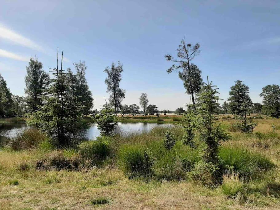 Vakantiehuis Eikzicht Gelegen Aan Het Bos Elsloo (Friesland) Exterior foto