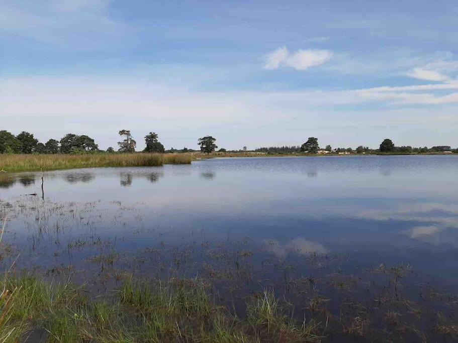 Vakantiehuis Eikzicht Gelegen Aan Het Bos Elsloo (Friesland) Exterior foto